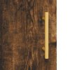 Skříň highboard kouřový dub 69,5 x 31 x 115 cm kompozitní dřevo
