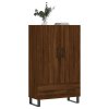 Skříň highboard hnědý dub 69,5 x 31 x 115 cm kompozitní dřevo