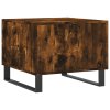 Konferenční stolky 2 ks kouřový dub 50x50x40cm kompozitní dřevo