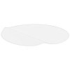 Ochranná fólie na stůl matná Ø 80 cm 1,6 mm PVC