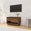 TV skříňka hnědý dub 70 x 41 x 44 cm kompozitní dřevo