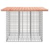Zahradní stůl gabion design 100 x 102 x 72 cm masivní dřevo douglaska