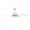 Ozdobný stropní ventilátor se světlem 128 cm bílý 50538