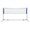 Sada badmintonové sítě a košíčků, 300x155 cm 91307