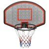 Basketbalový koš černý 90x60x2 cm polyethylen 93666