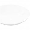 Luxusní keramické umyvadlo oválné bílé 40 x 33 cm