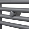 Šedý žebříkový radiátor obloukový ústřední topení 500 x 1 160 mm