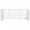 Gabionová zástěna pro popelnice pozinkovaná ocel 320x100x120 cm