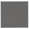 Zátěžová deka šedá 220 x 230 cm 11 kg textil