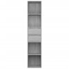 Knihovna šedá sonoma 36 x 30 x 171 cm kompozitní dřevo