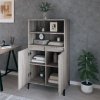 Skříň highboard šedá sonoma 60 x 36 x 110 cm kompozitní dřevo