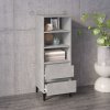 Skříň highboard betonově šedá 40 x 36 x 110 cm kompozitní dřevo