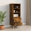 Skříň highboard kouřový dub 40 x 36 x 110 cm kompozitní dřevo