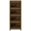 Knihovna medově hnědá 50x35x154 cm masivní borovice