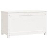 Úložný box bílá 80 x 40 x 45,5 cm masivní borové dřevo
