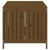 Zahradní úložný box medově hnědý 147x68x64 cm masivní borovice