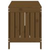 Zahradní úložný box medově hnědý 108x42,5x54cm masivní borovice