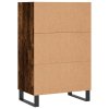 Skříň highboard kouřový dub 57 x 35 x 90 cm kompozitní dřevo