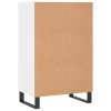 Skříň highboard bílá 57 x 35 x 90 cm kompozitní dřevo