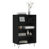 Skříň highboard černá 57 x 35 x 90 cm kompozitní dřevo