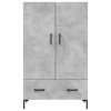 Skříň highboard betonově šedá 69,5x31x115 cm kompozitní dřevo