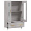 Skříň highboard šedá sonoma 69,5 x 31 x 115 cm kompozitní dřevo