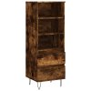 Skříň highboard kouřový dub 40 x 36 x 110 cm kompozitní dřevo