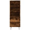 Skříň highboard kouřový dub 40 x 36 x 110 cm kompozitní dřevo
