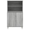 Skříň highboard šedá sonoma 60 x 36 x 110 cm kompozitní dřevo