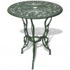 3dílný bistro set litý hliník zelený 42164