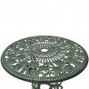 3dílný bistro set litý hliník zelený