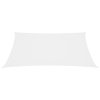 Stínící plachta oxfordská látka obdélníková 3 x 5 m bílá