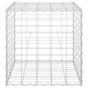 Gabionový vyvýšený záhon krychle ocelový drát 50 x 50 x 50 cm