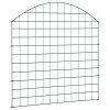 Obloukový zahradní plot 77,5 x 78,5 cm zelený 146103