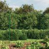 Drátěný plot s přírubami zelený 2 x 25 m 154190