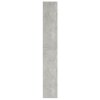 Knihovna / dělicí stěna betonově šedá 40 x 30 x 198 cm