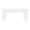 Konferenční stolek bílý 100 x 60 x 42 cm kompozitní dřevo