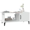 Konferenční stolek bílý 90 x 50 x 40 cm kompozitní dřevo
