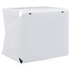 Skládací LED softbox pro foto studio 40 x 34 x 37 cm plast bílý