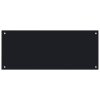 vidaXL Kuchyňský panel černý 100 x 40 cm tvrzené sklo