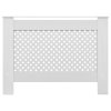 Kryt na radiátor bílý 112 x 19 x 81,5 cm MDF
