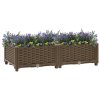 Vyvýšený záhon 80 x 40 x 23 cm polypropylen