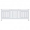 Kryt na radiátor MDF bílý 205 cm