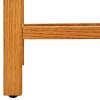 Botník se 2 policemi 100 x 27 x 40 cm masivní dubové dřevo