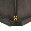 Koupelnová deska tmavě hnědá 140x40x(2-6) cm ošetřený masiv