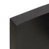 Koupelnová deska tmavě hnědá 140x40x(2-6) cm ošetřený masiv