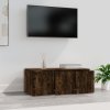 TV skříňka kouřový dub 80 x 34 x 30 cm kompozitní dřevo