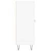 Příborník bílý 69,5 x 34 x 90 cm kompozitní dřevo
