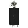 Příborník černý 34,5 x 34 x 90 cm kompozitní dřevo