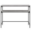 Konzolový stolek šedý sonoma 100x35,5x75 cm kompozitní dřevo